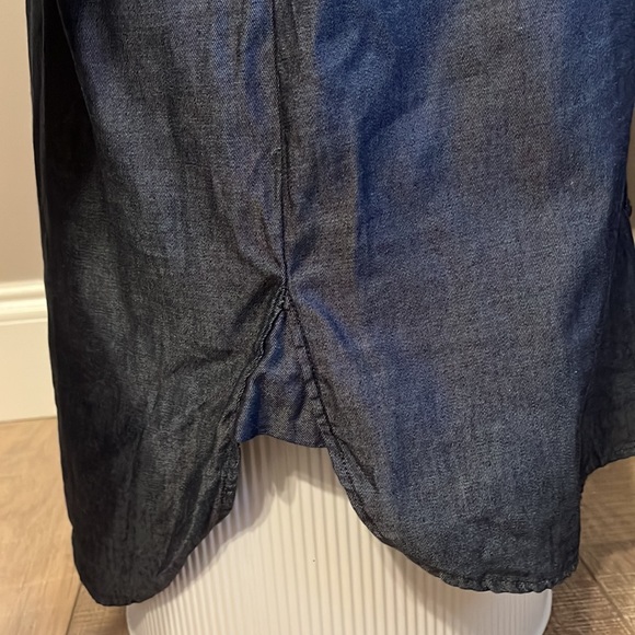 BCBGMAXAZRIA cold shoulder long sleeve button up dress dark blue XS - Picture 4 of 15